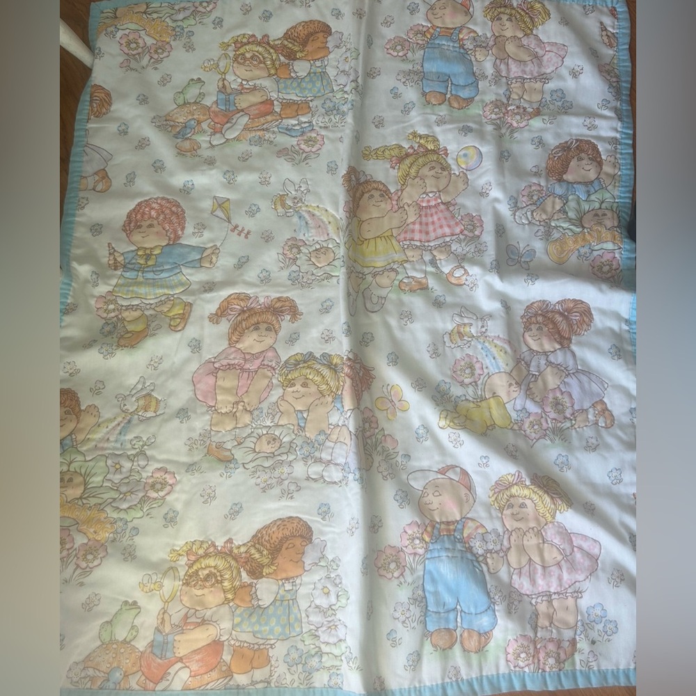 Vintage Cabbage Patch blanket